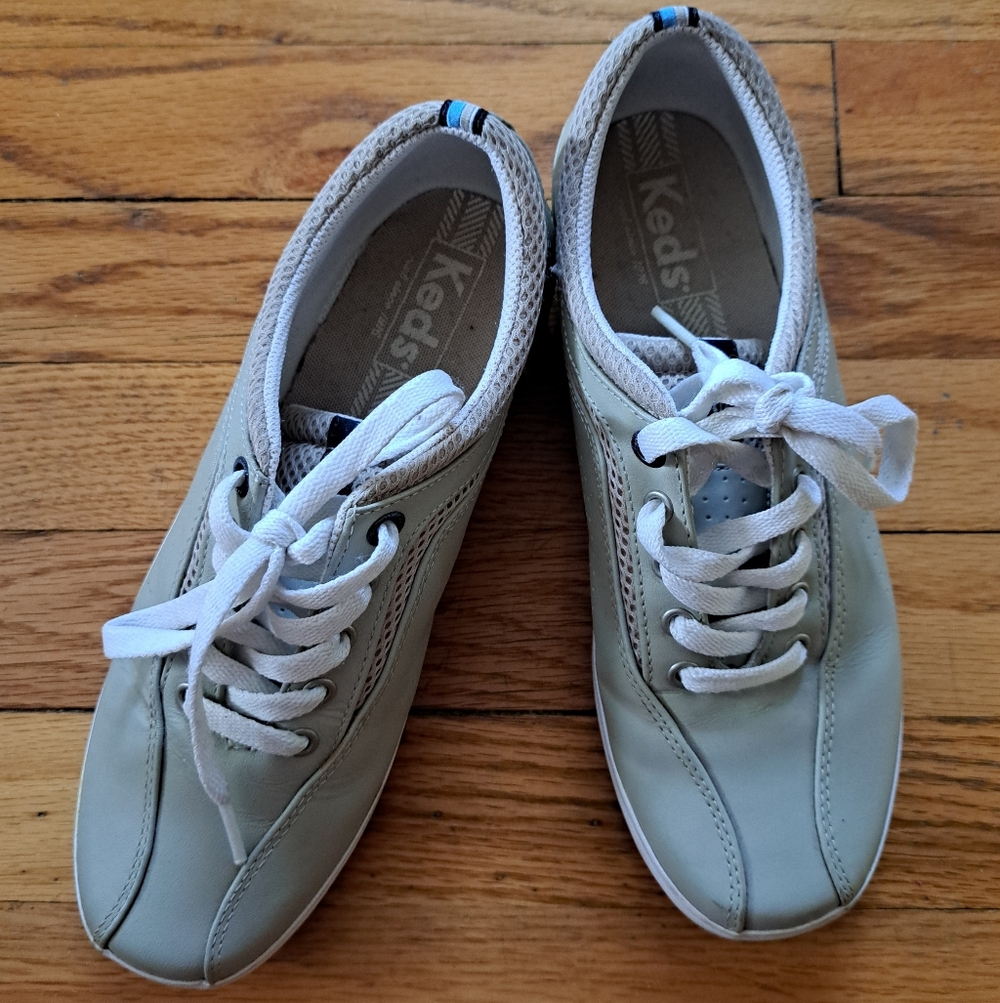 Keds Classic Gray Lace-Up Sneakers